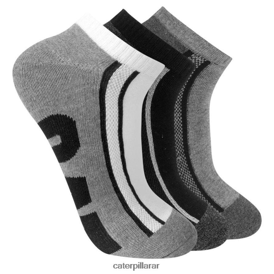 8F44LN259 Caterpillar paquete de 3 calcetines de medio cojín hombres multi | calcetín