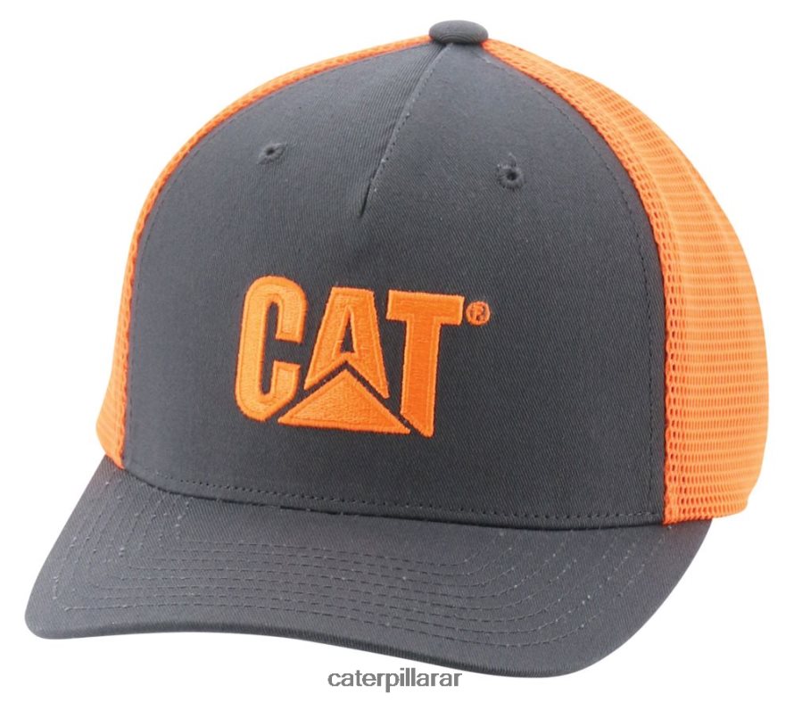 8F44LN254 Caterpillar gorra de malla de alta visibilidad hombres naranja de alta visibilidad | sombrero