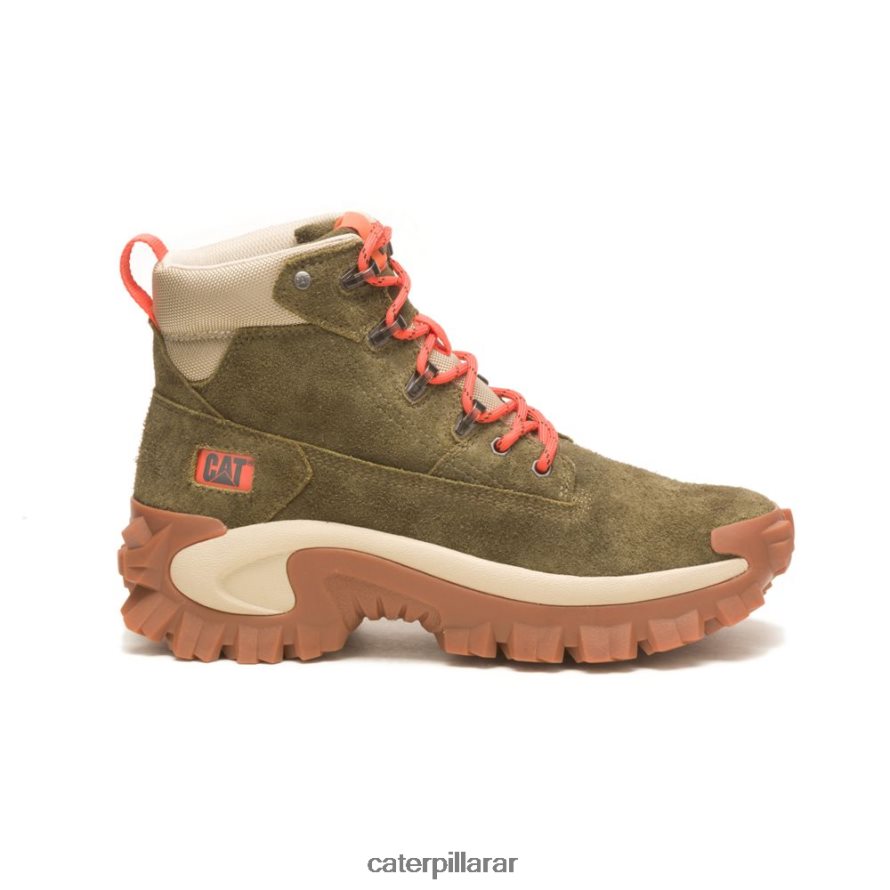 8F44LN178 Caterpillar bota de capa intrusa hombres oliva oscuro | botas casuales
