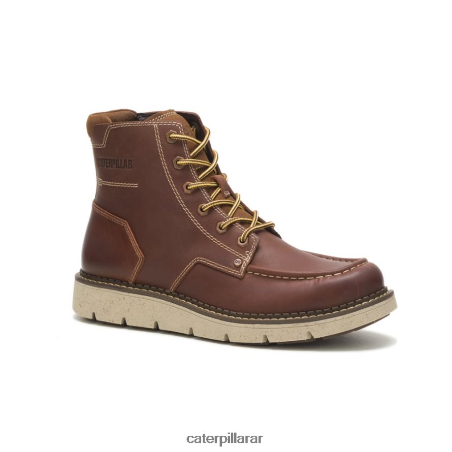 8F44LN201 Caterpillar bota encubierta hombres cuero marron | botas casuales