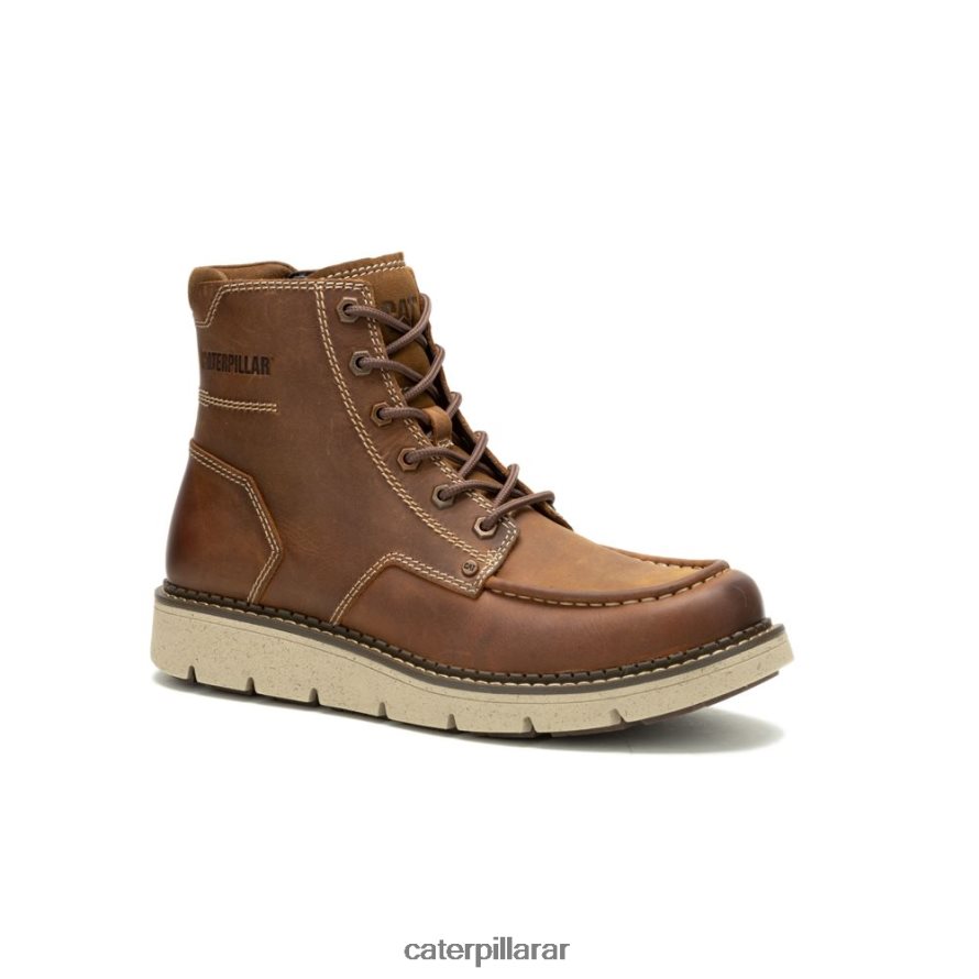 8F44LN201 Caterpillar bota encubierta hombres cuero marron | botas casuales