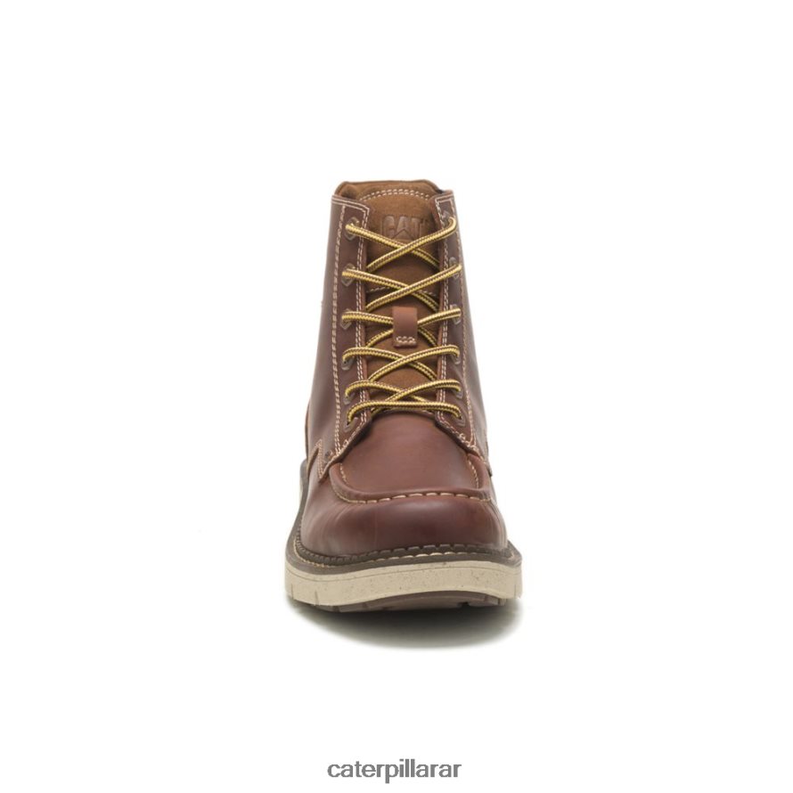 8F44LN201 Caterpillar bota encubierta hombres cuero marron | botas casuales