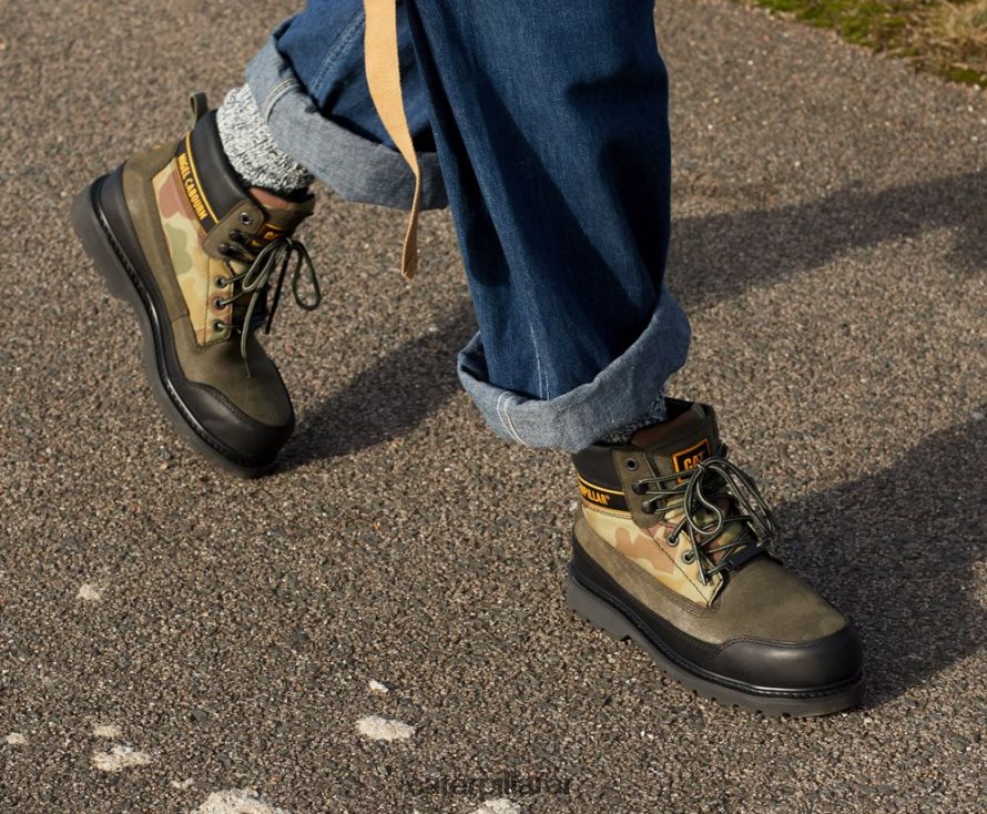 8F44LN206 Caterpillar X Nigel Cabourn arranque de utah hombres negro | botas casuales