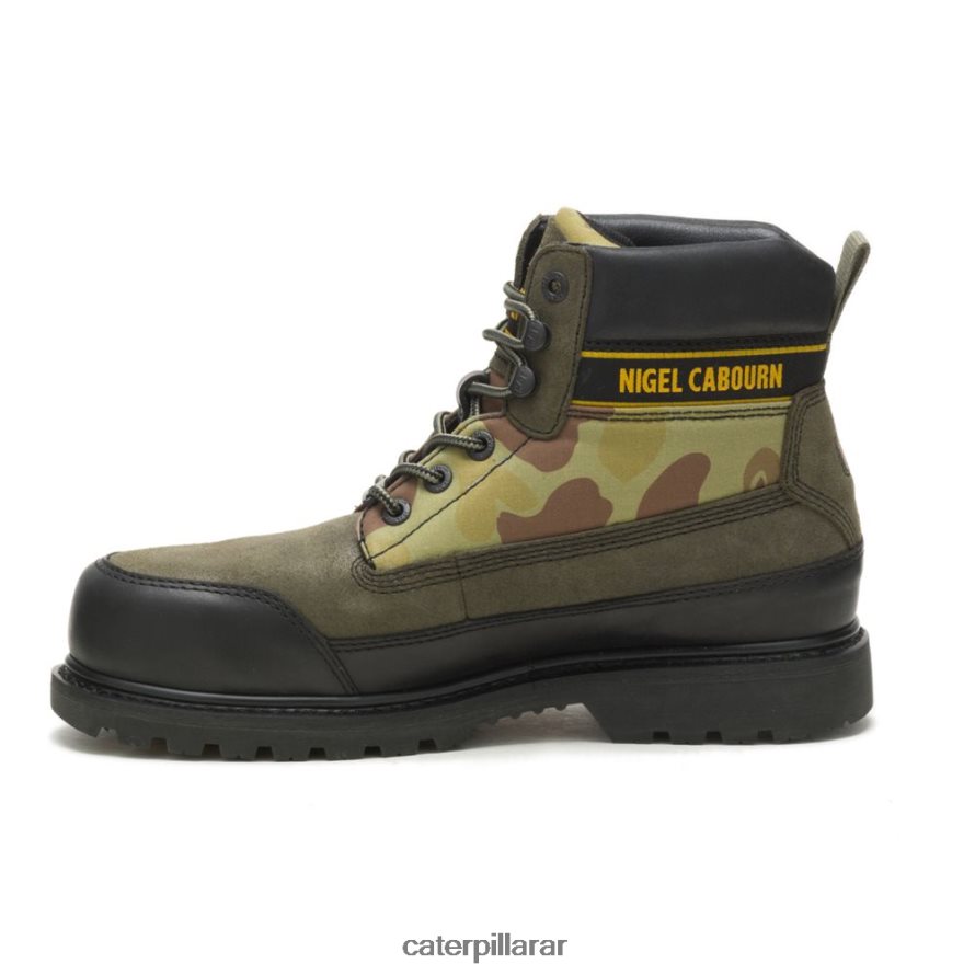 8F44LN206 Caterpillar X Nigel Cabourn arranque de utah hombres negro | botas casuales