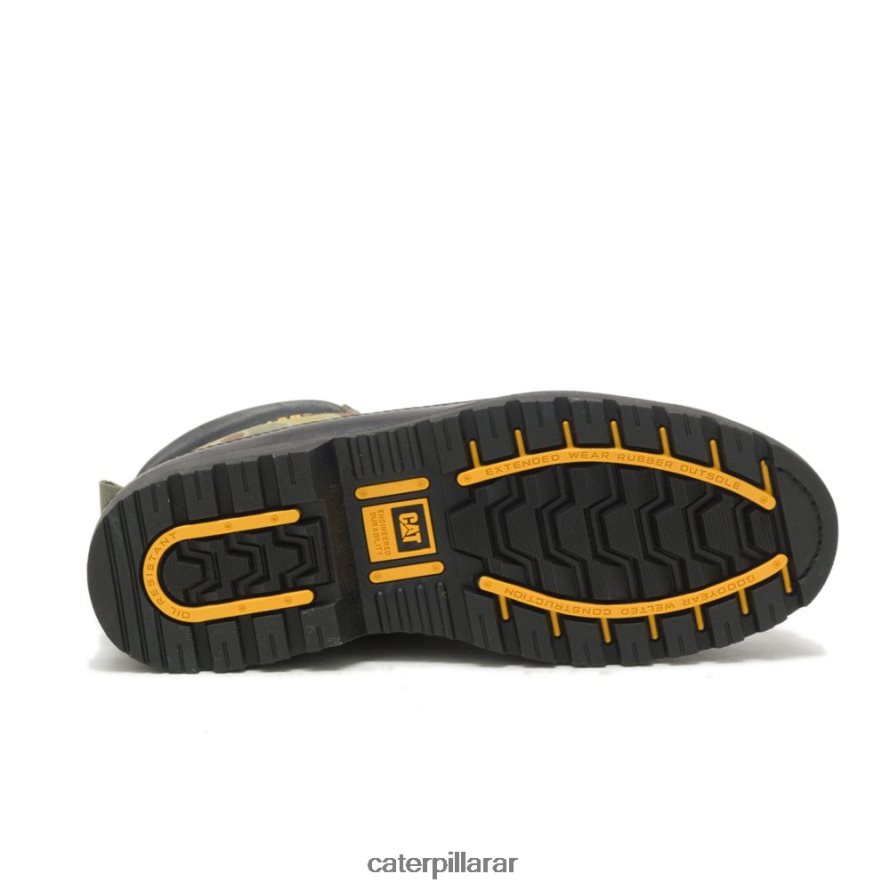 8F44LN206 Caterpillar X Nigel Cabourn arranque de utah hombres negro | botas casuales