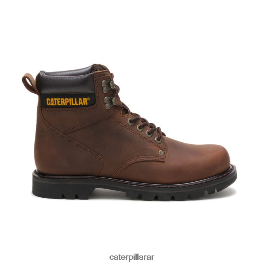 8F44LN12 Caterpillar bota de trabajo de segundo turno hombres marron oscuro | botas de trabajo
