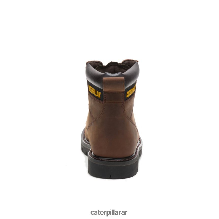 8F44LN12 Caterpillar bota de trabajo de segundo turno hombres marron oscuro | botas de trabajo
