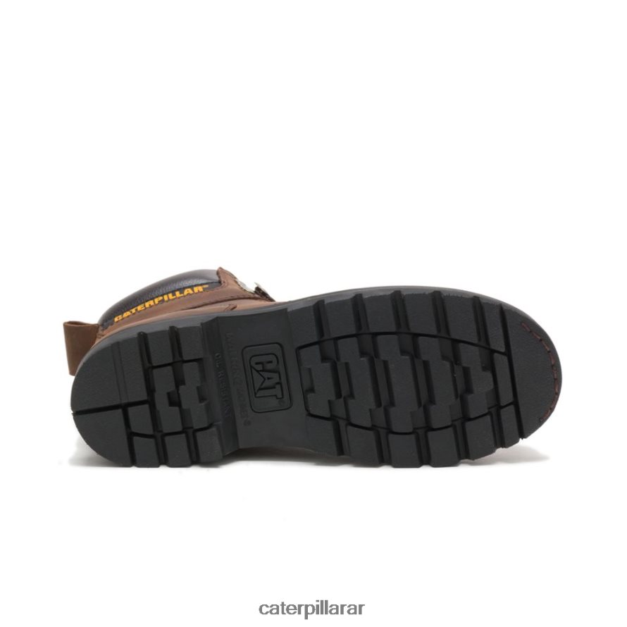 8F44LN12 Caterpillar bota de trabajo de segundo turno hombres marron oscuro | botas de trabajo