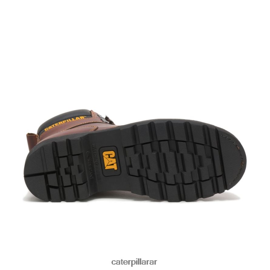 8F44LN19 Caterpillar bota de trabajo con punta de acero para segundo turno hombres broncearse | botas de trabajo