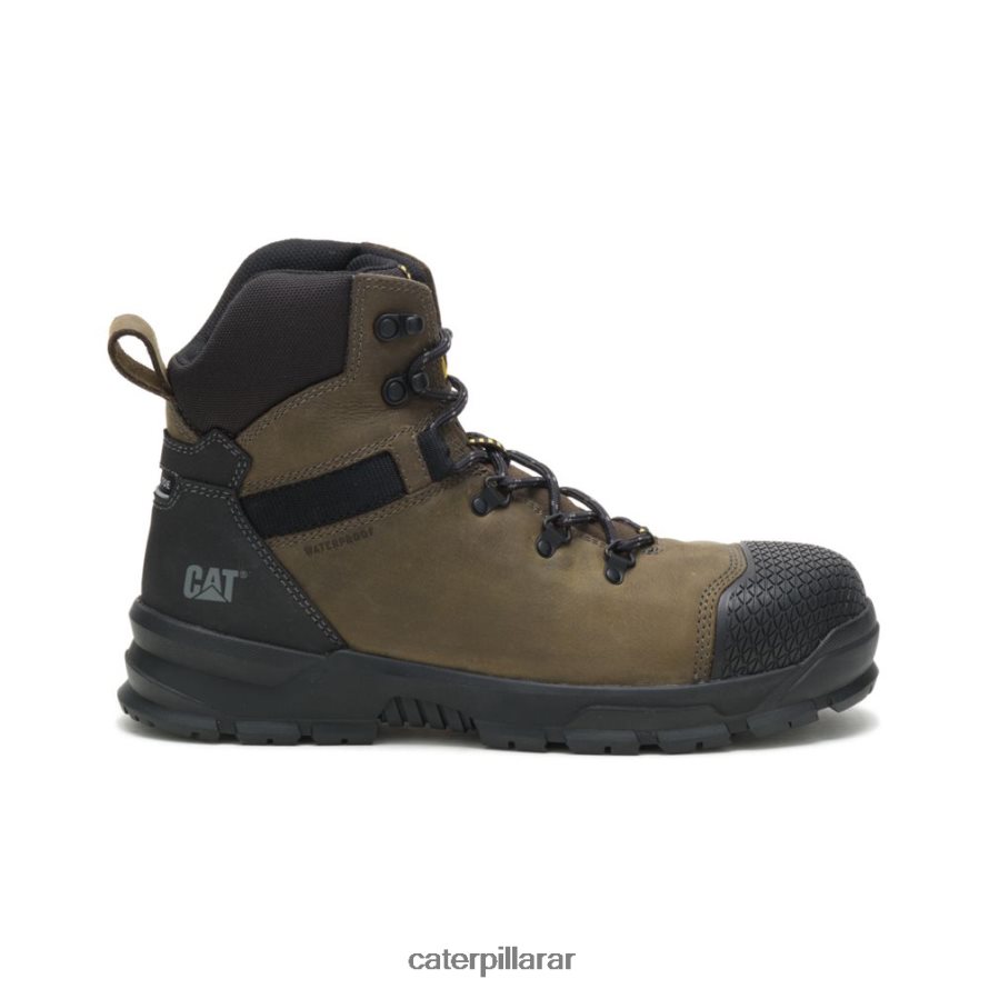 8F44LN21 Caterpillar X Accomplice bota de trabajo impermeable con punta de acero hombres roca | botas de trabajo