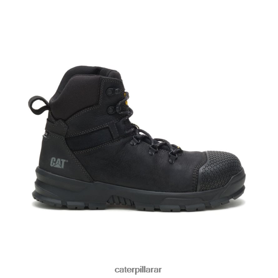 8F44LN22 Caterpillar X Accomplice bota de trabajo impermeable con punta de acero hombres negro | botas de trabajo