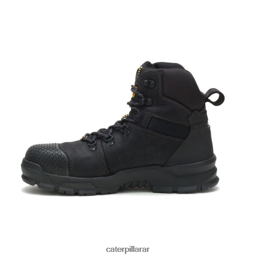 8F44LN22 Caterpillar X Accomplice bota de trabajo impermeable con punta de acero hombres negro | botas de trabajo