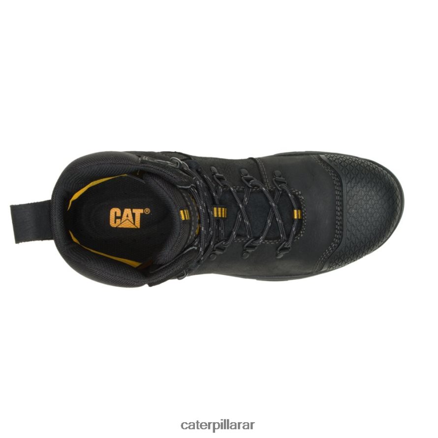 8F44LN22 Caterpillar X Accomplice bota de trabajo impermeable con punta de acero hombres negro | botas de trabajo
