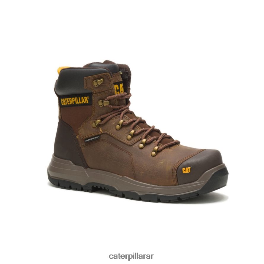 8F44LN23 Caterpillar Bota de trabajo impermeable con punta de acero Diagnostic 2.0 hombres pirámide | botas de trabajo