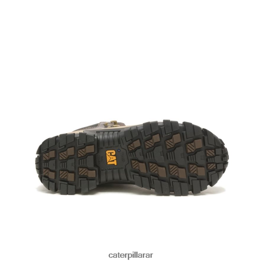 8F44LN2 Caterpillar Bota de trabajo impermeable con punta de material compuesto Invader Hiker hombres grano de café | botas de trabajo