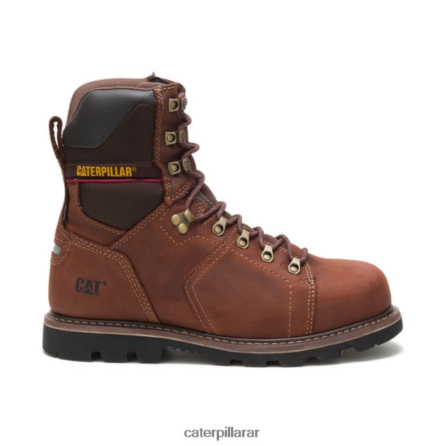 8F44LN32 Caterpillar bota de trabajo alaska 2.0 8" impermeable con punta de acero thinsulate hombres nuez | botas de trabajo