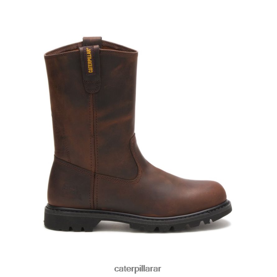 8F44LN33 Caterpillar bota de trabajo de revólver hombres marrón | botas de trabajo
