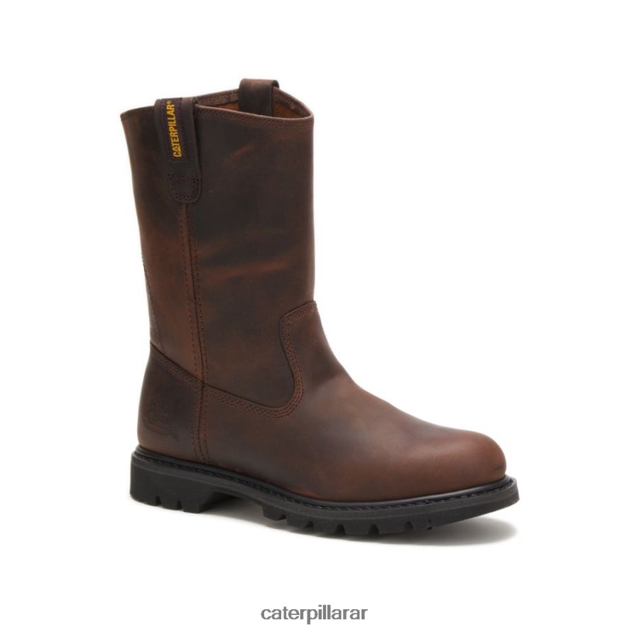 8F44LN33 Caterpillar bota de trabajo de revólver hombres marrón | botas de trabajo
