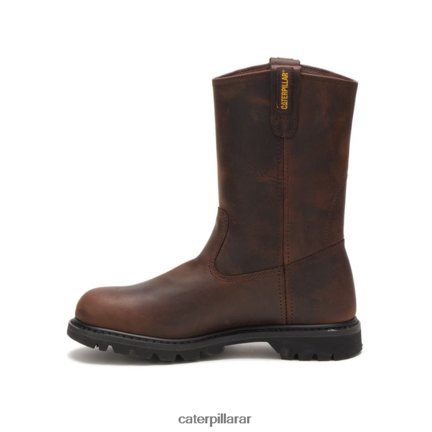 8F44LN33 Caterpillar bota de trabajo de revólver hombres marrón | botas de trabajo