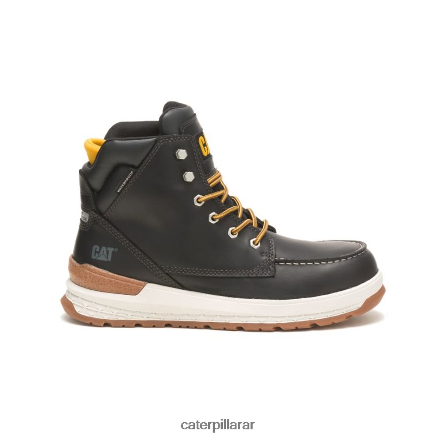 8F44LN45 Caterpillar bota de trabajo resistente al impacto con punta de compuesto de carbono hombres negro | botas de trabajo