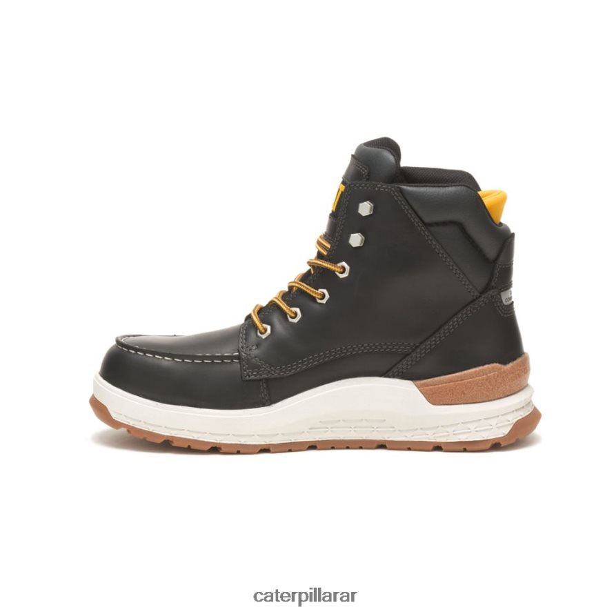 8F44LN45 Caterpillar bota de trabajo resistente al impacto con punta de compuesto de carbono hombres negro | botas de trabajo