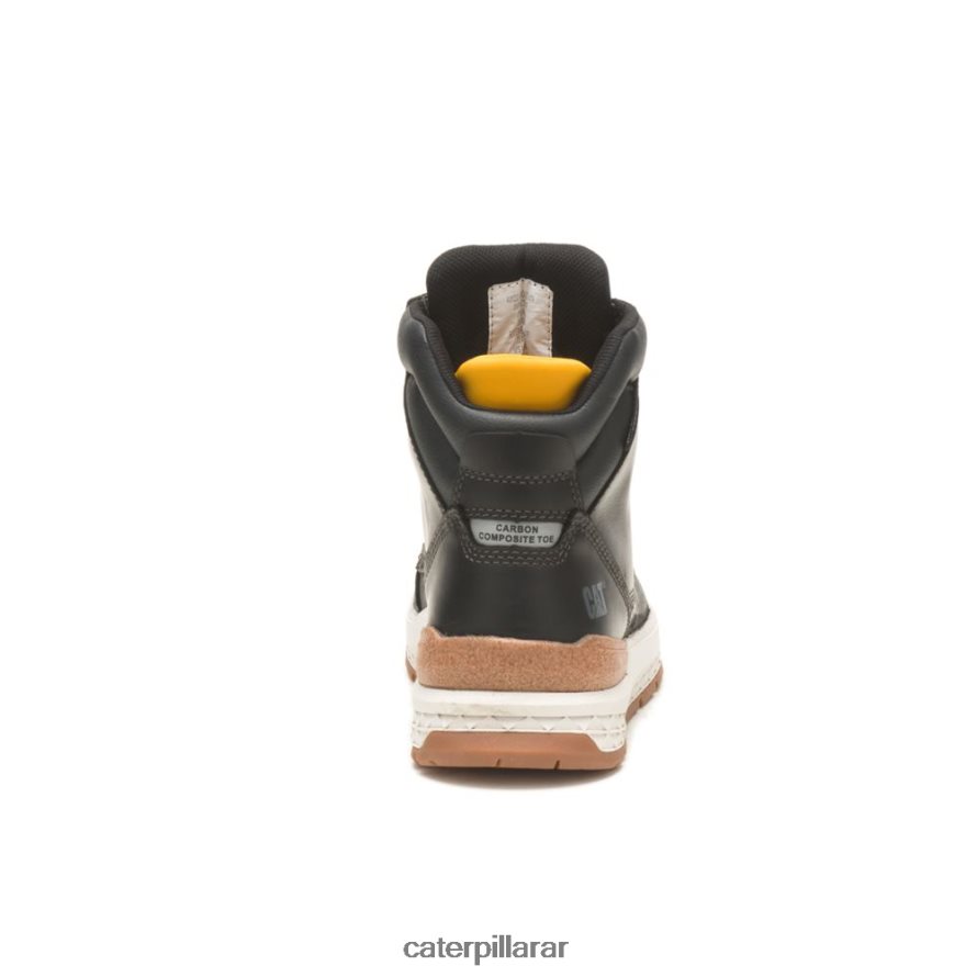 8F44LN45 Caterpillar bota de trabajo resistente al impacto con punta de compuesto de carbono hombres negro | botas de trabajo