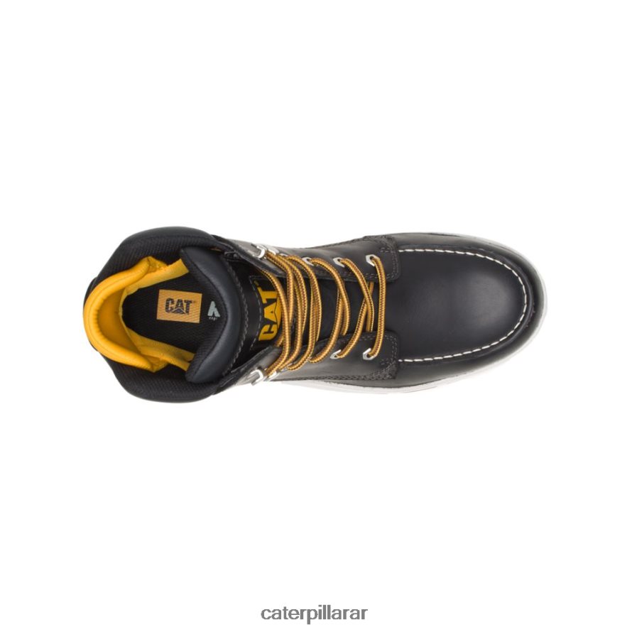 8F44LN45 Caterpillar bota de trabajo resistente al impacto con punta de compuesto de carbono hombres negro | botas de trabajo
