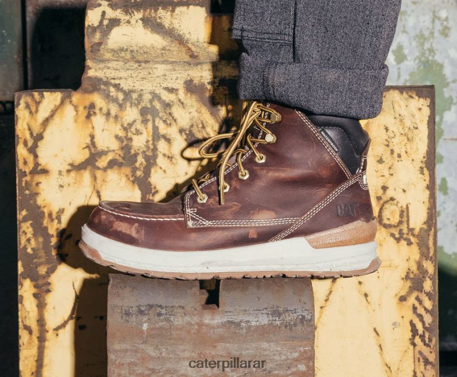 8F44LN45 Caterpillar bota de trabajo resistente al impacto con punta de compuesto de carbono hombres negro | botas de trabajo