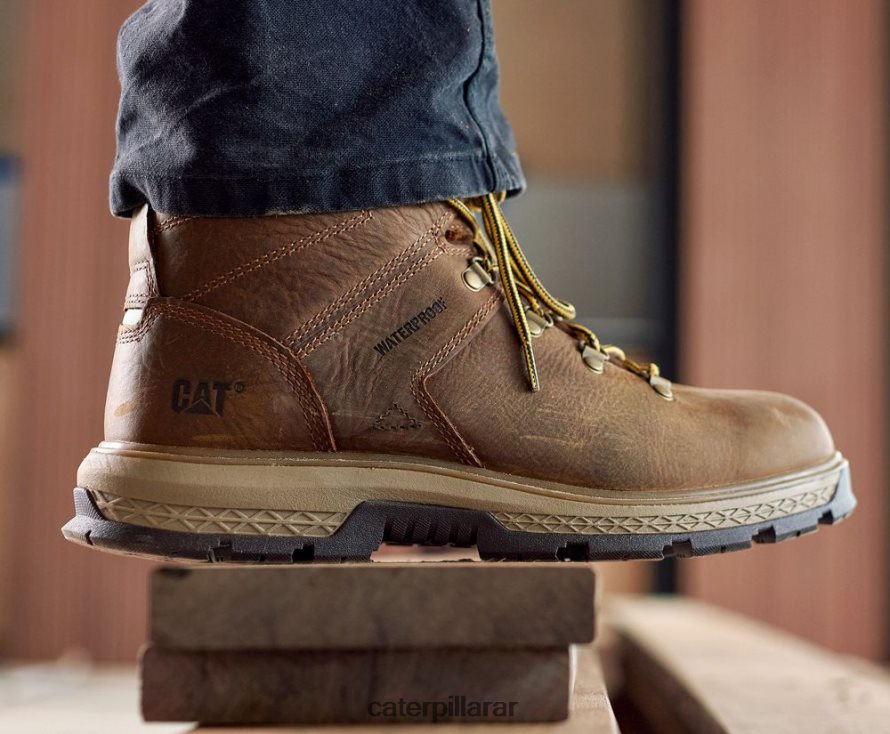 8F44LN46 Caterpillar botas de trabajo impermeables para excursionistas de exposición hombres pirámide | botas de trabajo