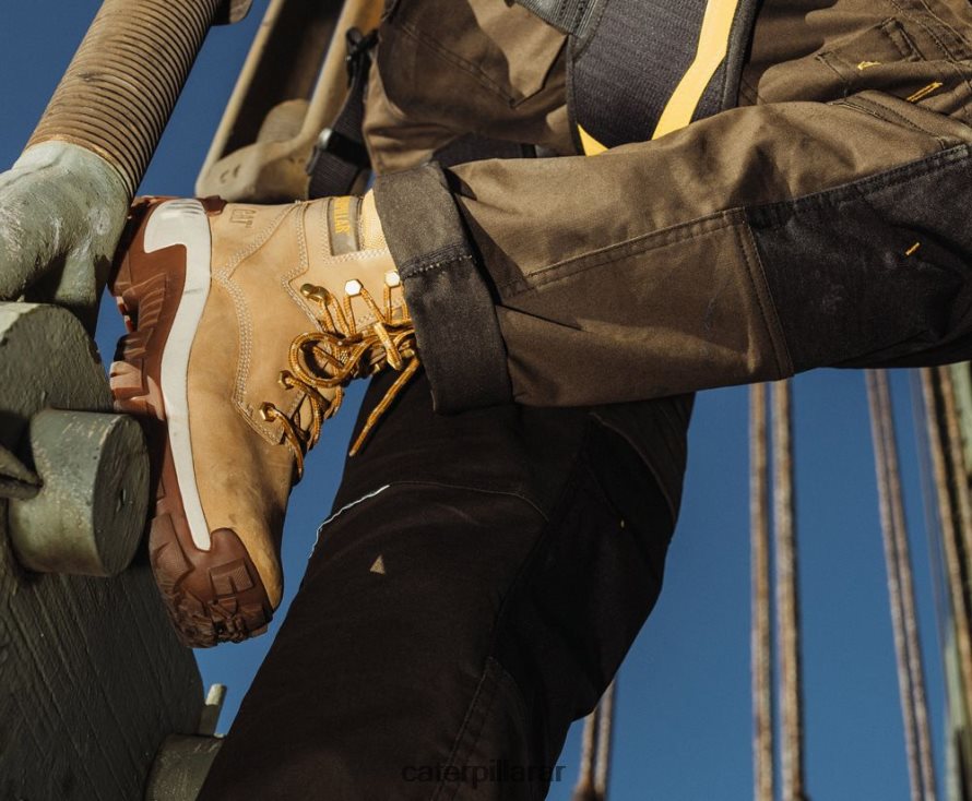 8F44LN4 Caterpillar bota de trabajo con punta de acero invader hola hombres champiñón | botas de trabajo