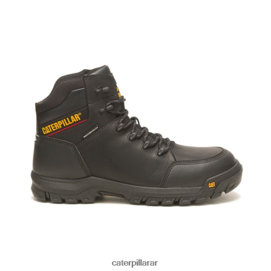 8F44LN50 Caterpillar Bota de trabajo con puntera de material compuesto resistente al agua y reabsorción hombres negro | botas de trabajo