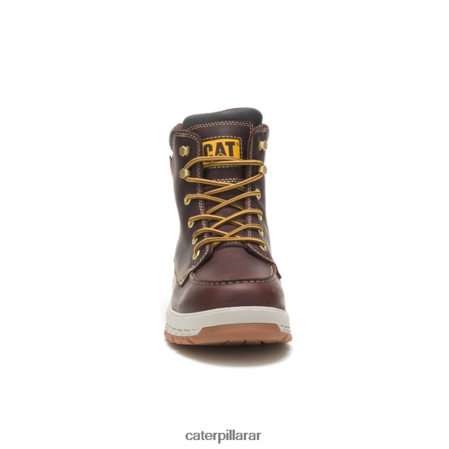 8F44LN57 Caterpillar bota de trabajo resistente al agua hombres fraile moreno | botas de trabajo