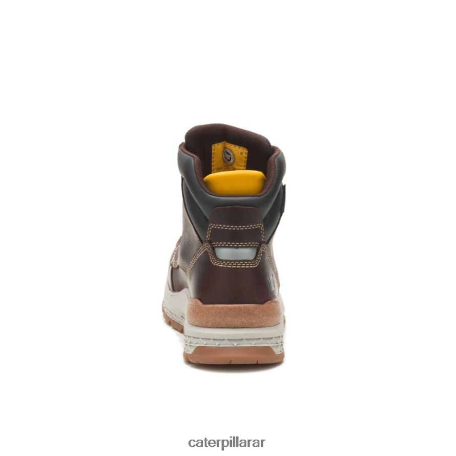 8F44LN57 Caterpillar bota de trabajo resistente al agua hombres fraile moreno | botas de trabajo