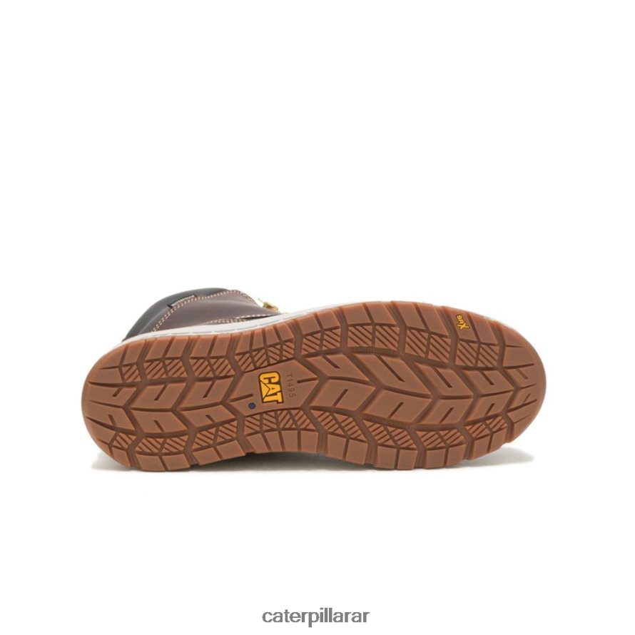 8F44LN57 Caterpillar bota de trabajo resistente al agua hombres fraile moreno | botas de trabajo
