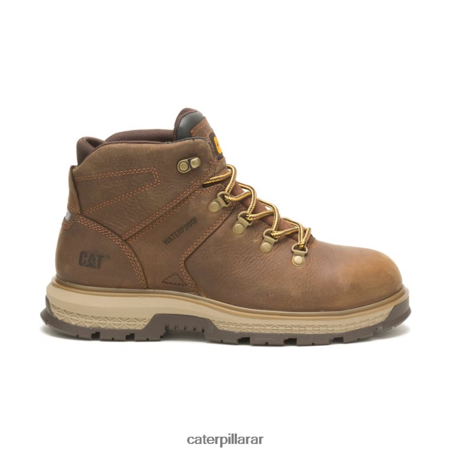 8F44LN58 Caterpillar bota de trabajo impermeable con puntera de aleación para excursionista de exposición hombres pirámide | botas de trabajo