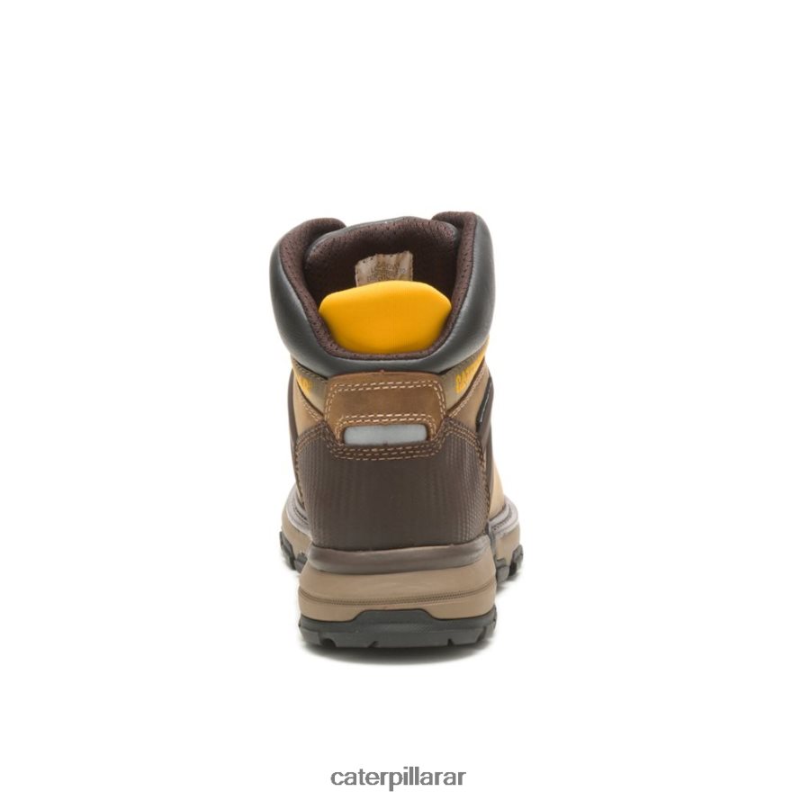 8F44LN59 Caterpillar Bota de trabajo impermeable para excavadora Superlite con punta blanda hombres beige obscuro | botas de trabajo