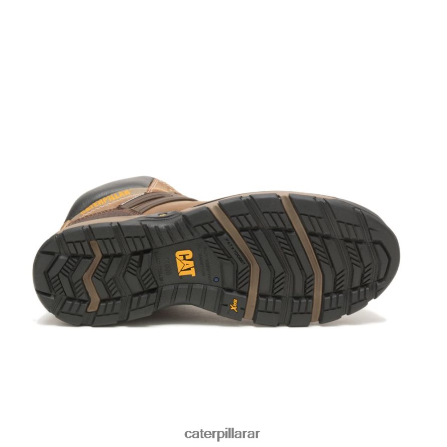 8F44LN59 Caterpillar Bota de trabajo impermeable para excavadora Superlite con punta blanda hombres beige obscuro | botas de trabajo
