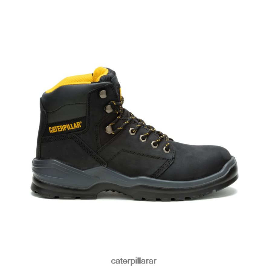 8F44LN61 Caterpillar bota de trabajo con punta de acero hombres negro | botas de trabajo