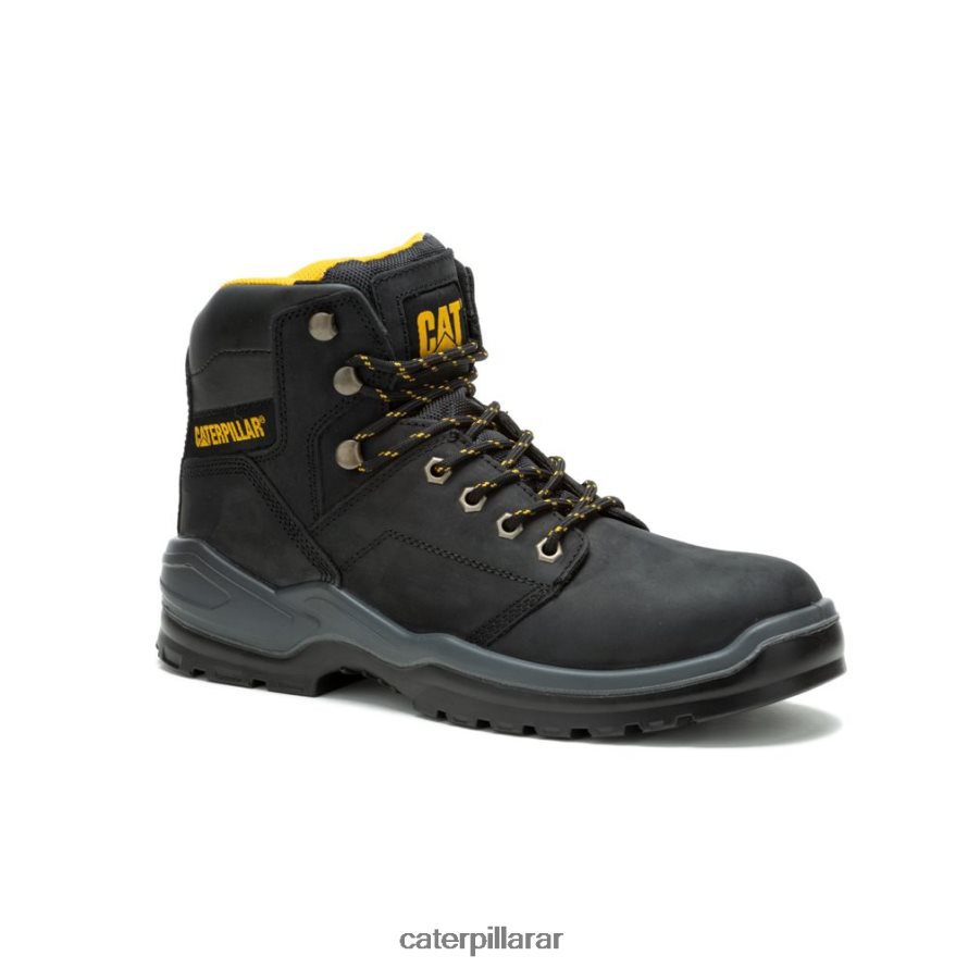 8F44LN61 Caterpillar bota de trabajo con punta de acero hombres negro | botas de trabajo