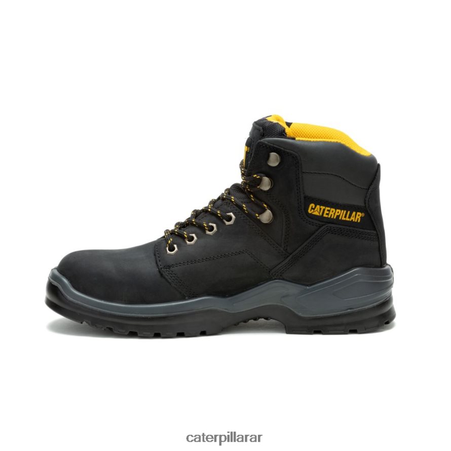 8F44LN61 Caterpillar bota de trabajo con punta de acero hombres negro | botas de trabajo