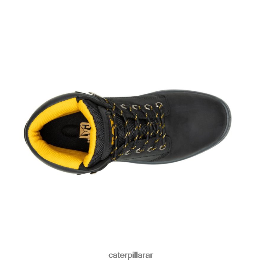 8F44LN61 Caterpillar bota de trabajo con punta de acero hombres negro | botas de trabajo