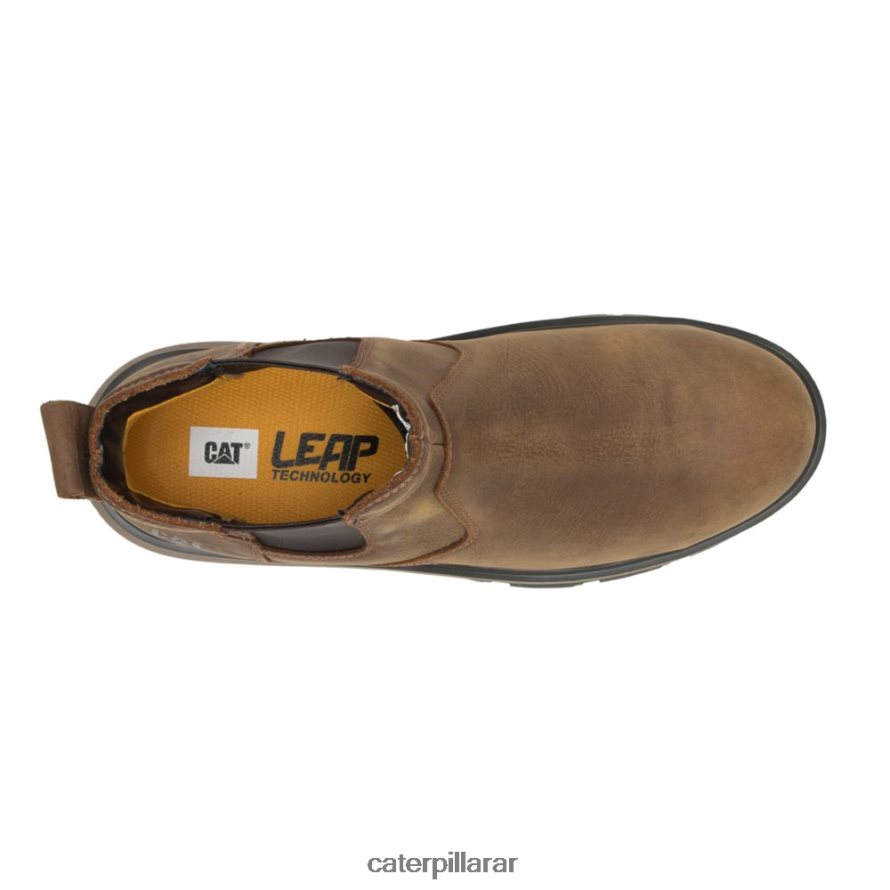 8F44LN69 Caterpillar Bota de trabajo Exposition Chelsea con puntera de aleación hombres pirámide | botas de trabajo