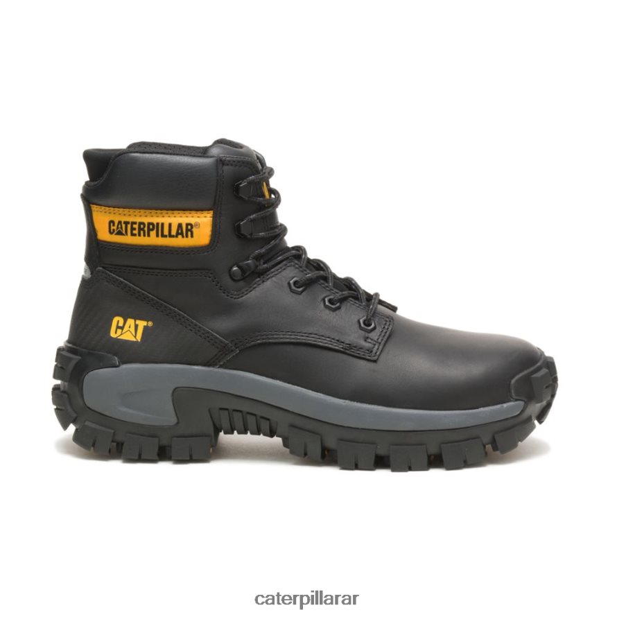 8F44LN6 Caterpillar bota de trabajo con punta de acero invader hola hombres negro | botas de trabajo