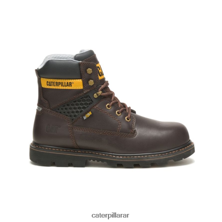8F44LN71 Caterpillar bota de trabajo con punta de material compuesto fresco hombres marron oscuro | botas de trabajo