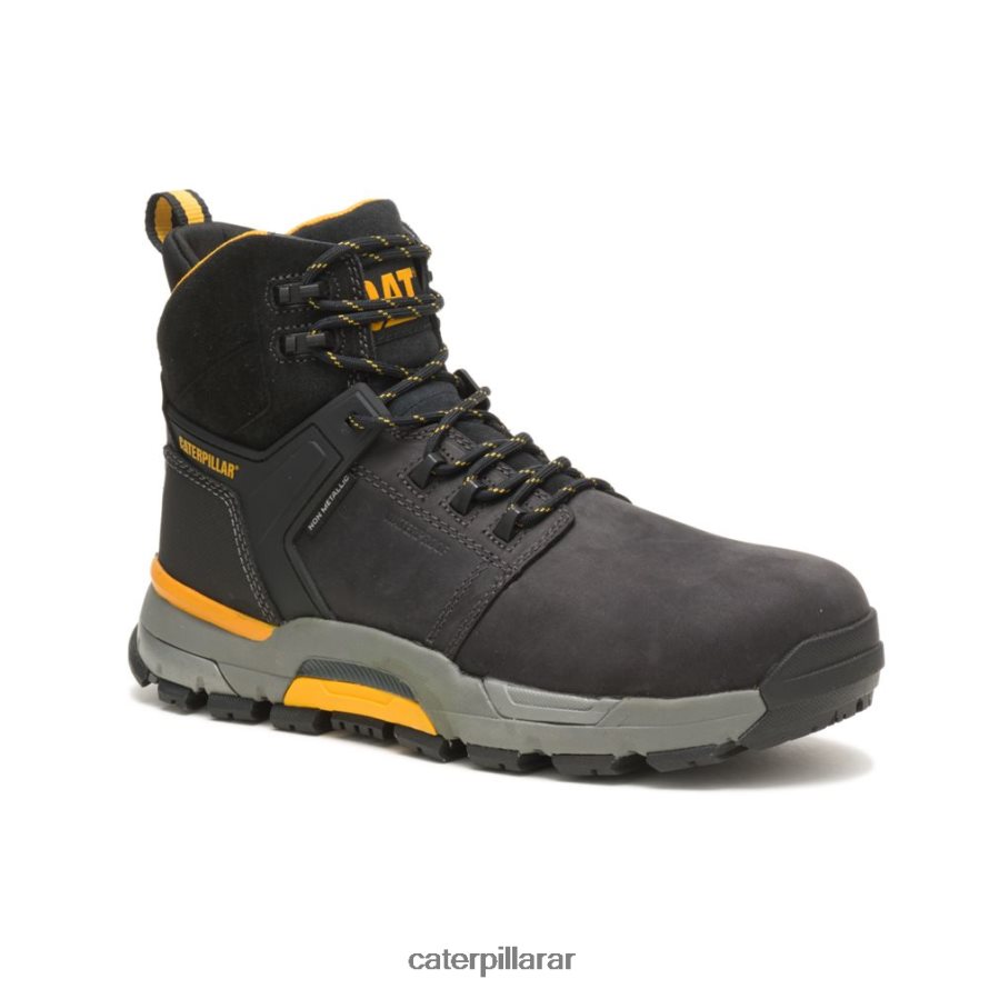 8F44LN73 Caterpillar bota de trabajo impermeable con punta nano hombres negro | botas de trabajo