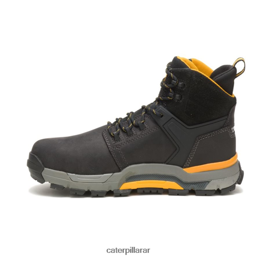 8F44LN73 Caterpillar bota de trabajo impermeable con punta nano hombres negro | botas de trabajo