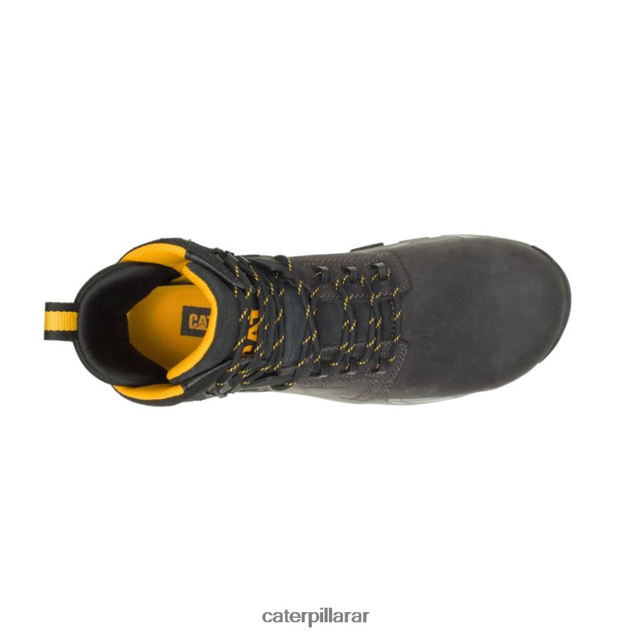 8F44LN73 Caterpillar bota de trabajo impermeable con punta nano hombres negro | botas de trabajo