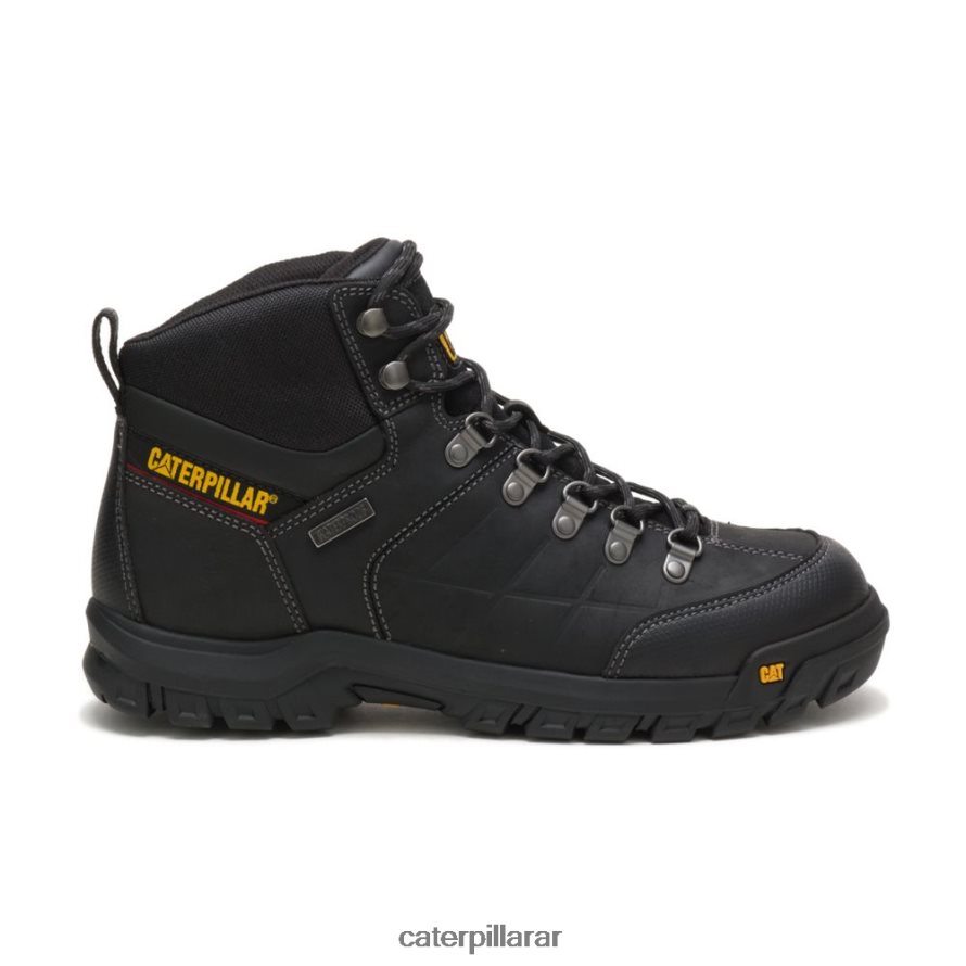 8F44LN9 Caterpillar bota de trabajo impermeable de umbral hombres negro | botas de trabajo