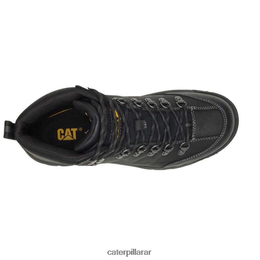 8F44LN9 Caterpillar bota de trabajo impermeable de umbral hombres negro | botas de trabajo