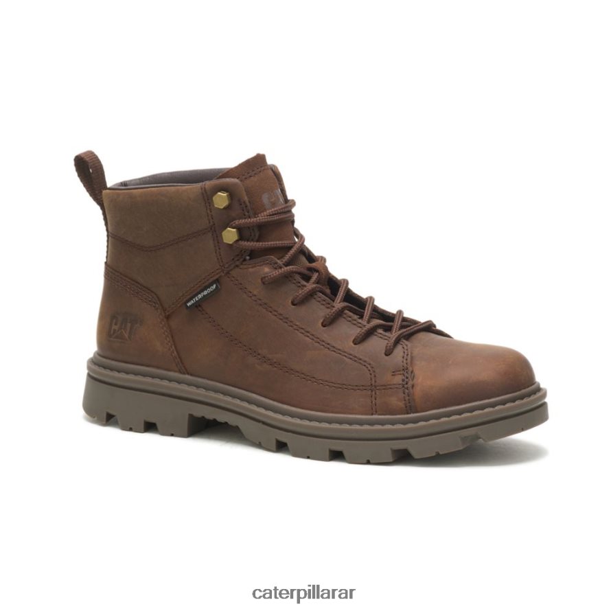 8F44LN184 Caterpillar bota impermeable modular hombres marrón de verdad | impermeable